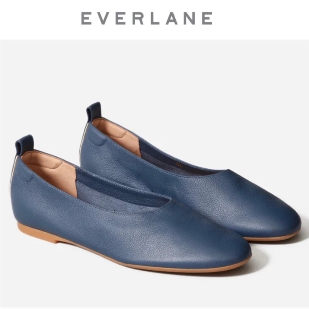 Everlane The Day Glove Navy Flat